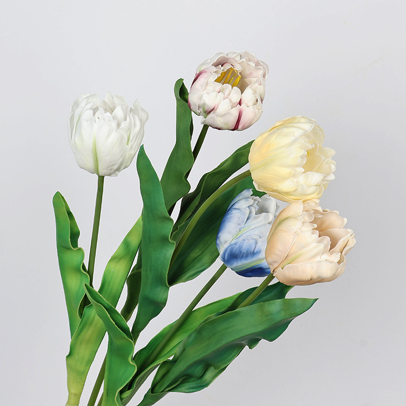 Photography Graduation - 61CM 인조 앵무새 튤립 PU 소재