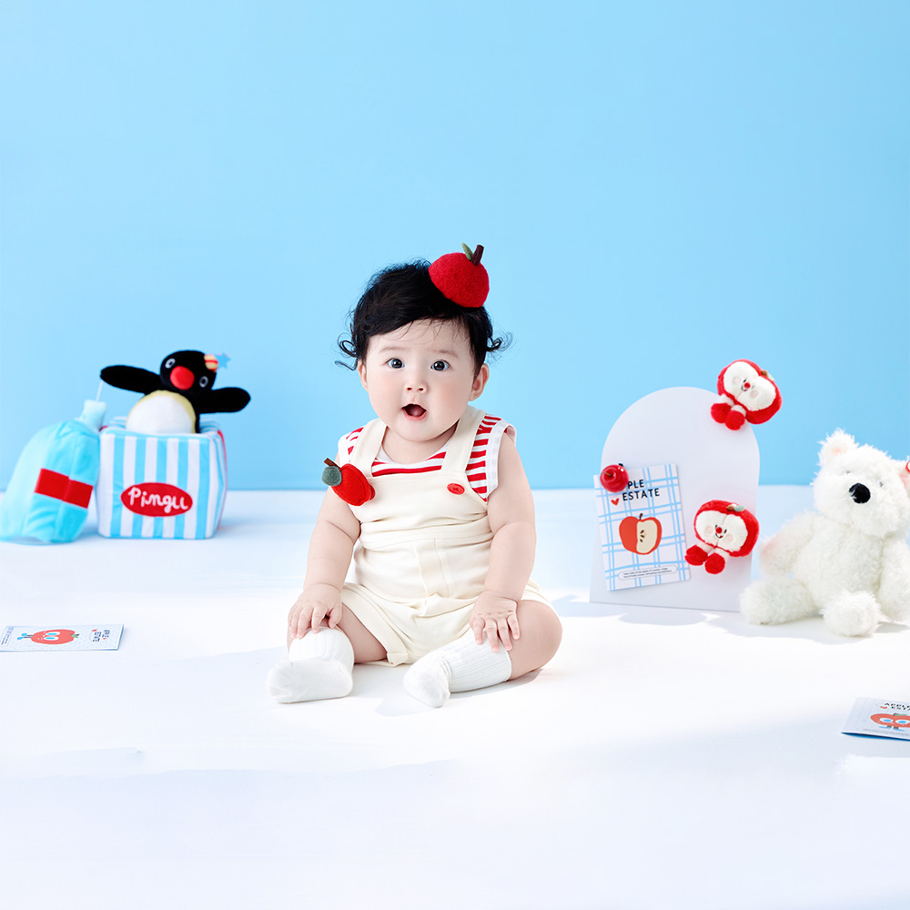 사랑스러운 100일 아기 사진 소품 사과 만화 테마 아 - Photography Of The Day 리뷰 및 가격