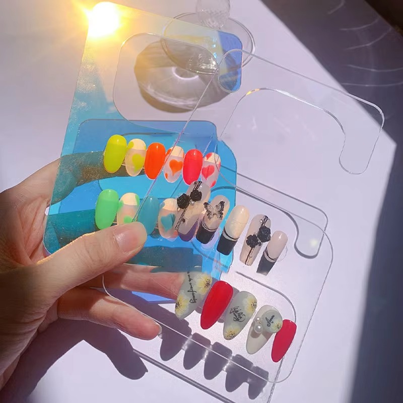 2pcs 투명 네일 아트 디스플레이 보드 후크 네일 견 - Color Checker Card 리뷰 및 가격