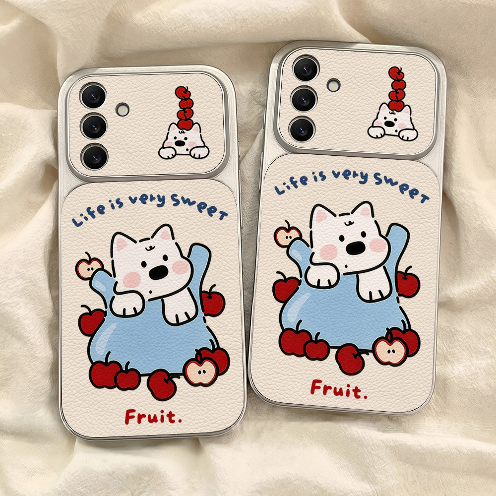 귀여운 만화 강아지 끈 달린 폰 케이스 삼성 A36 A - Camera Wrist Strap 리뷰 및 가격