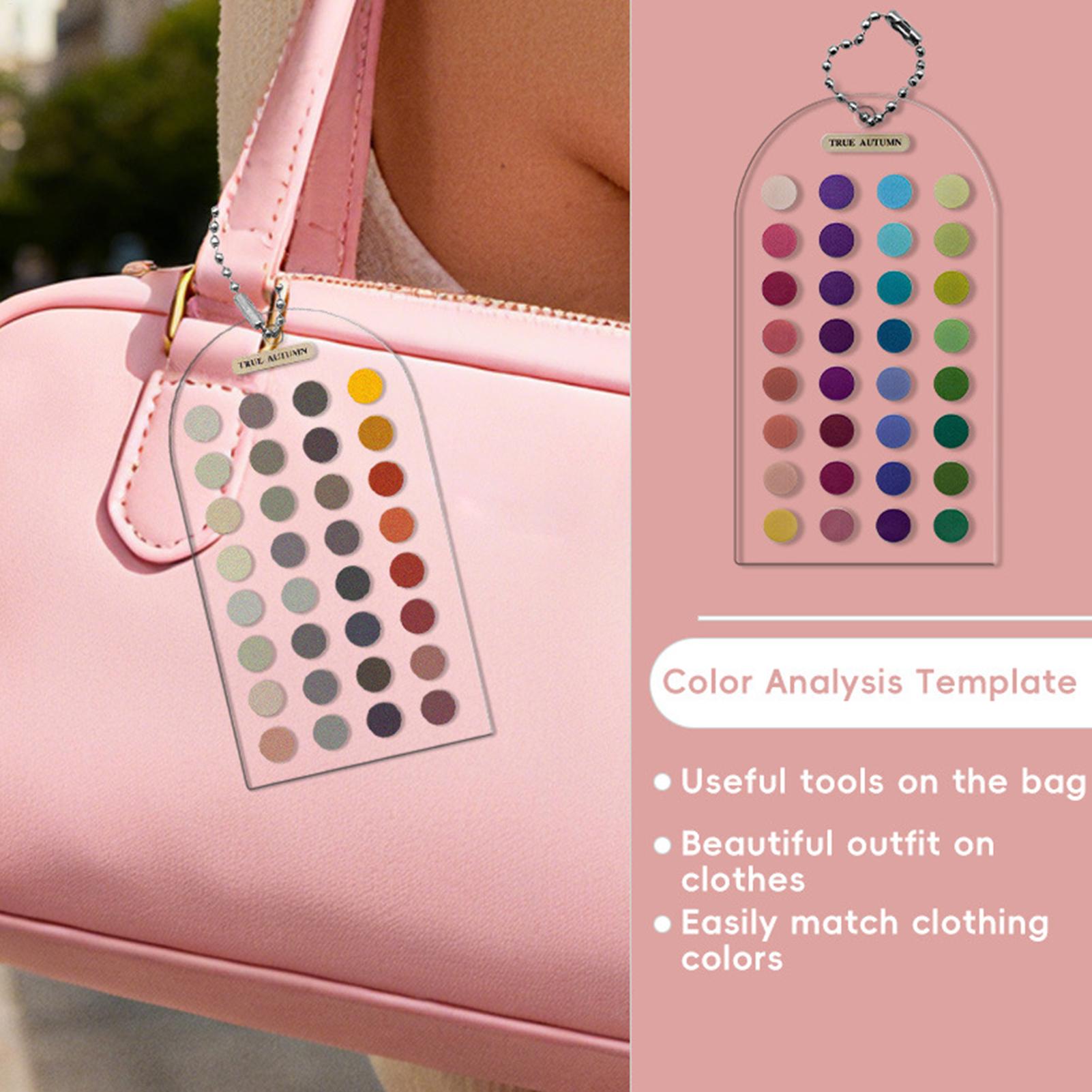 2Pcs 소프트 여름 컬러 카드 색상 분석 템플릿 카드 - Color Checker Card 리뷰 및 가격
