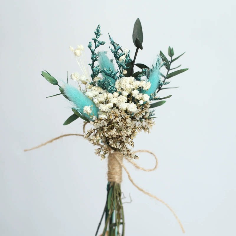 20CM 작은 혼합 천연 말린 꽃 꽃다발 웨딩 부토니에 - Photography Graduation 리뷰 및 가격