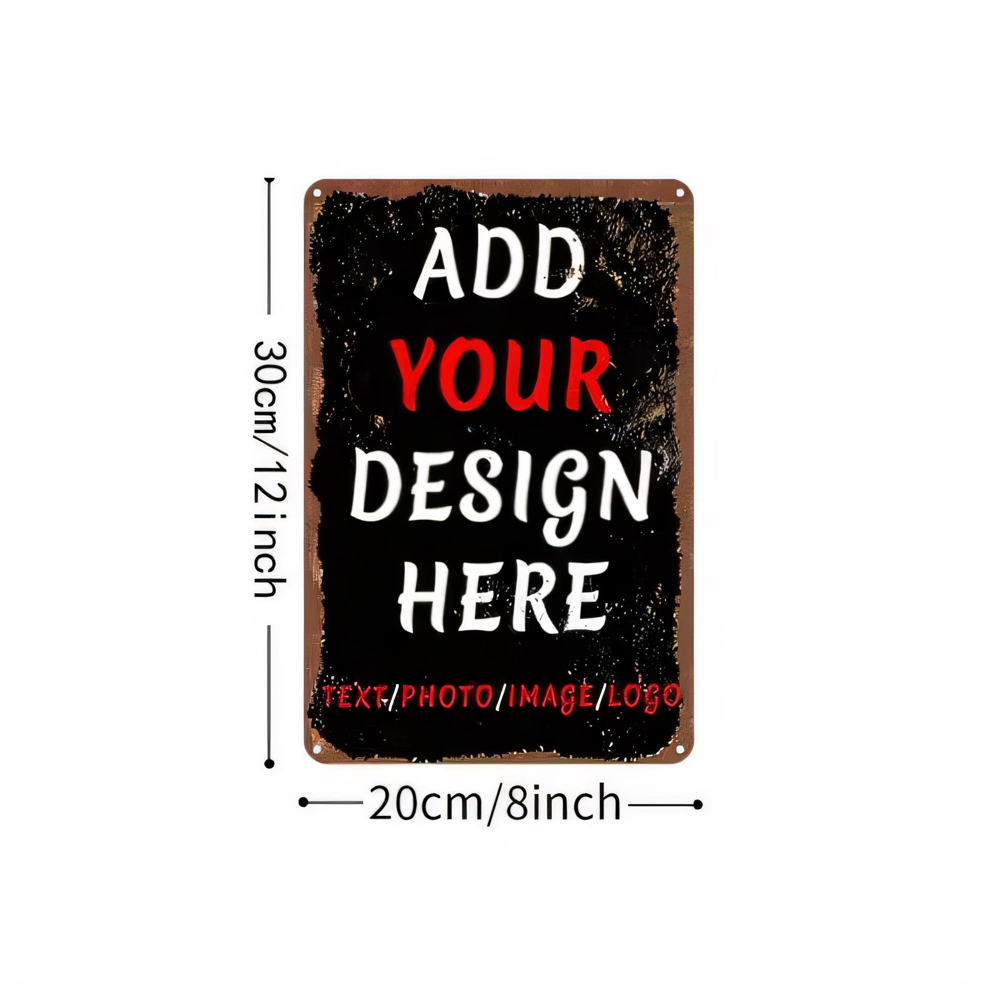 틴 사인 디자인을 여기에 추가하세요 20cm x 30c - Photography Poster 리뷰 및 가격